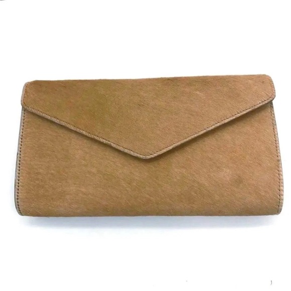 Yves Saint Laurent Brown Leather Clutch - Picture 6 of 13